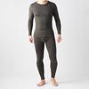 Gunze Hot Magic Extreme Long Crew Neck Inner Light Size L Shirt, MH0808N, Men's, Gray,