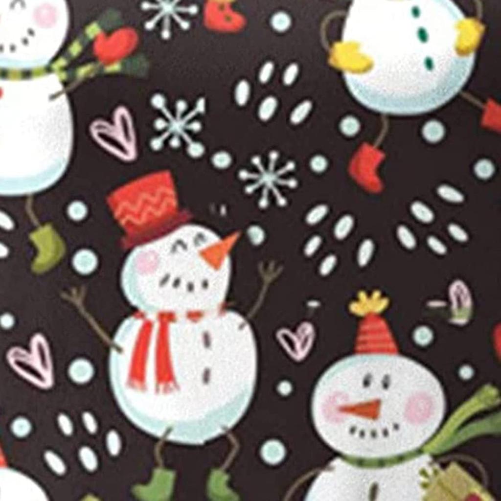 Женские топы с короткими рукавами и v-образным вырезом с рождественским принтом, рабочая форма, карманная блузка