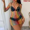 300styles Bodystocking Sexy Lingerie Erotic Babydoll Bodysuit Porno Underwear Mesh Sleepwear Sex Uniform Fetish Body Suit Dress for Women
