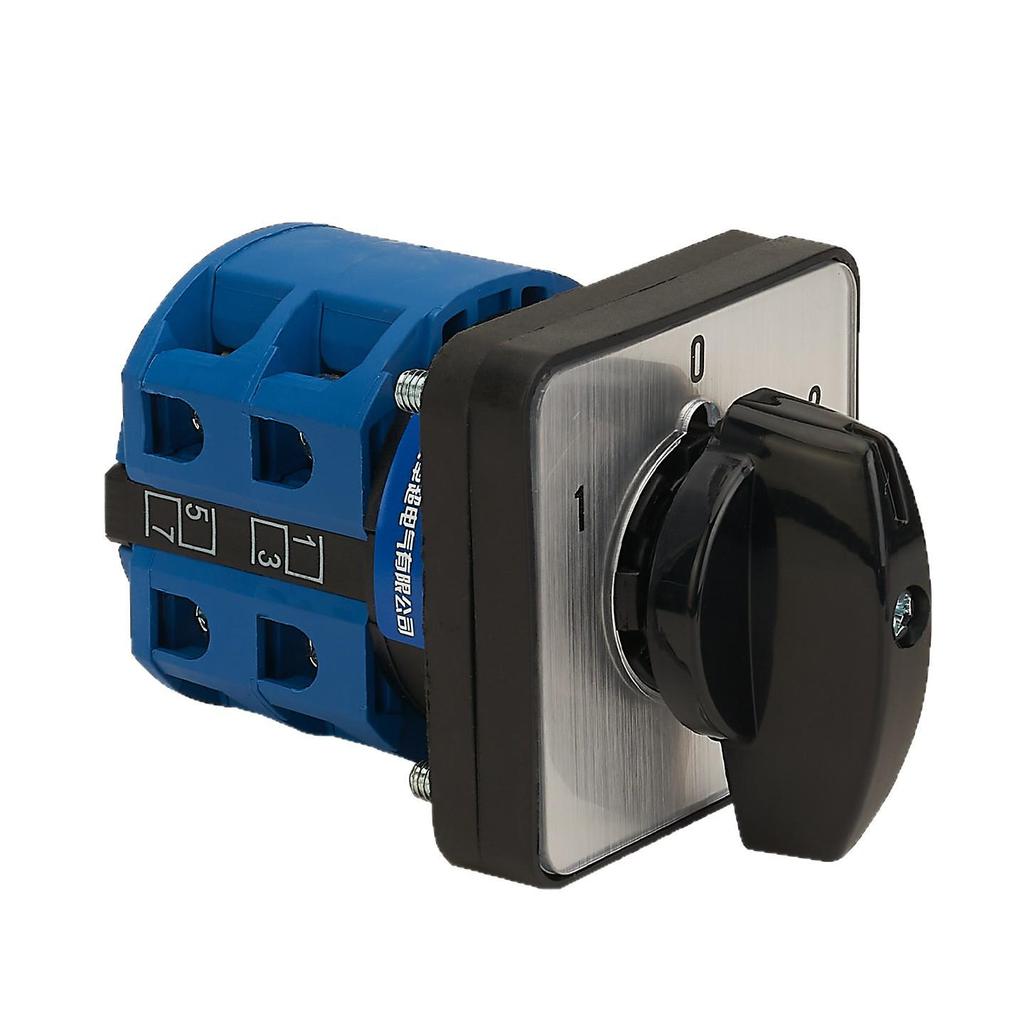 Zhuochao SZW26-25/D202.2 Universal Rotary Switch, 3-Speed, 2-Section, Two-Open One-Close, 102 Panel