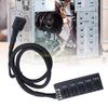 B03C Централизованный PWM-хаб для управления вентиляторами ПК, поддержка до 5 портов, простая установка, нейлоновый кабель 40 см