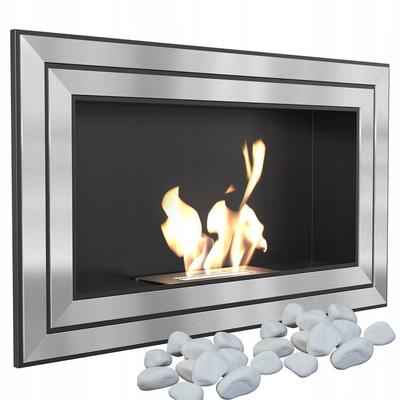 Настенный биокамин JULIET 1100 TÜV с комплектом декоративных камней
