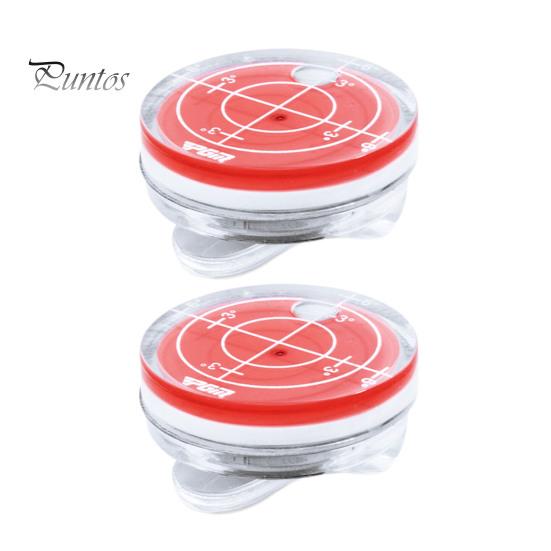 2 шт., магнитный зеленый ридер для гольфа с зажимом для шляпы, компактный размер, легкий портативный пузырьковый уровень, высокоточный зеленый помощник для чтения, аксессуары для гольфа