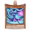 Yu Gi Oh Card  Flannel Blanket Winter  Soft Durable Throw Blanket for Kids Couch Chair Funny Bedspread Sofa Bed Cover