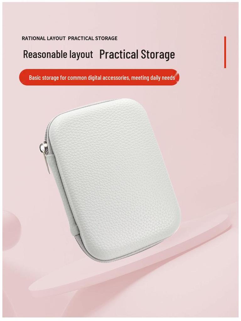 Protective Cable Sleeve & Portable Power Bank Pouch - Compact Organizer Bag