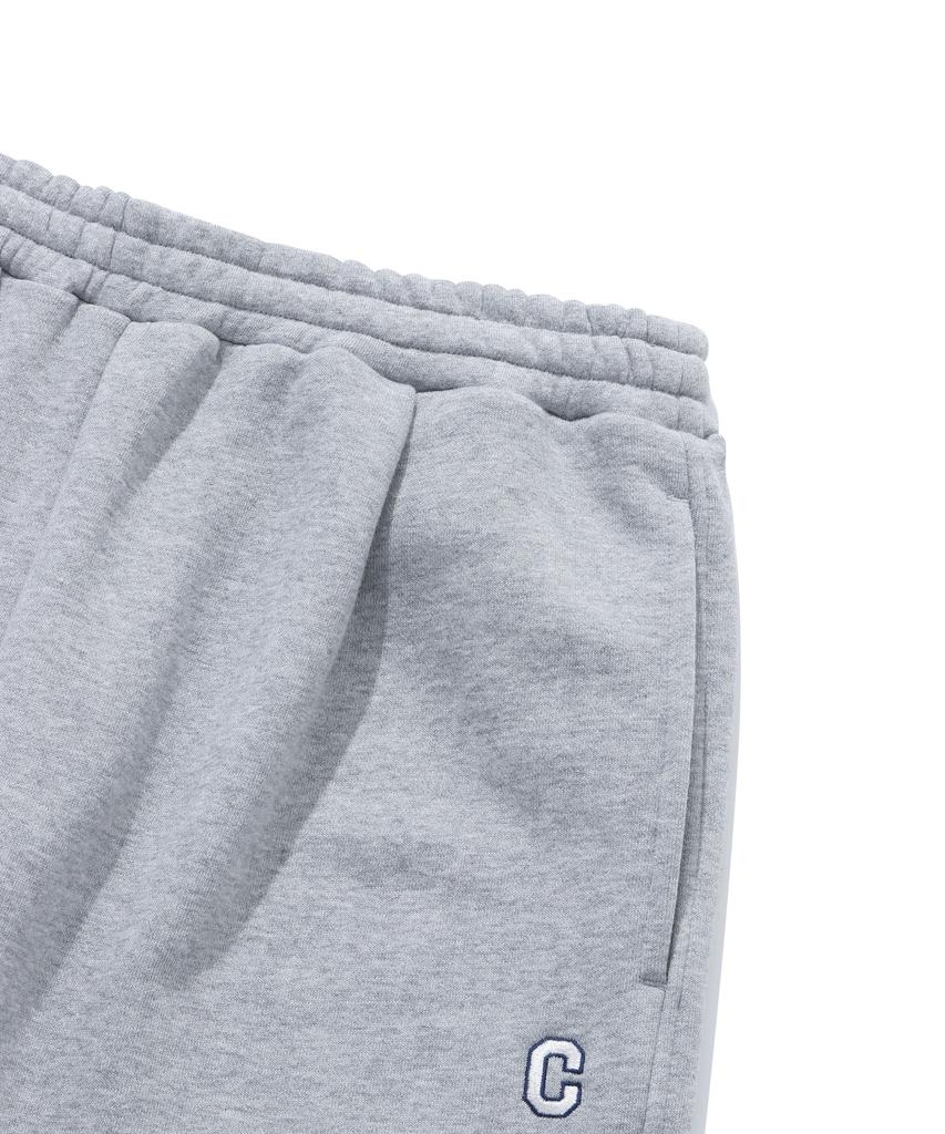 COVERNAT C Logo Sweat Wide Pants Melange Gray