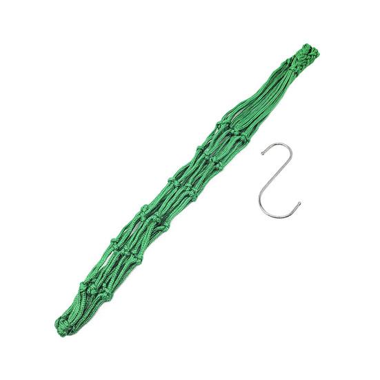 1Pc/2Pcs Chicken Vegetable Fruit Hanging Feeder Chicken Coop Cabbage Holder String Bag with Hanger Poultry Feeding Tool for Hens Duck Goose