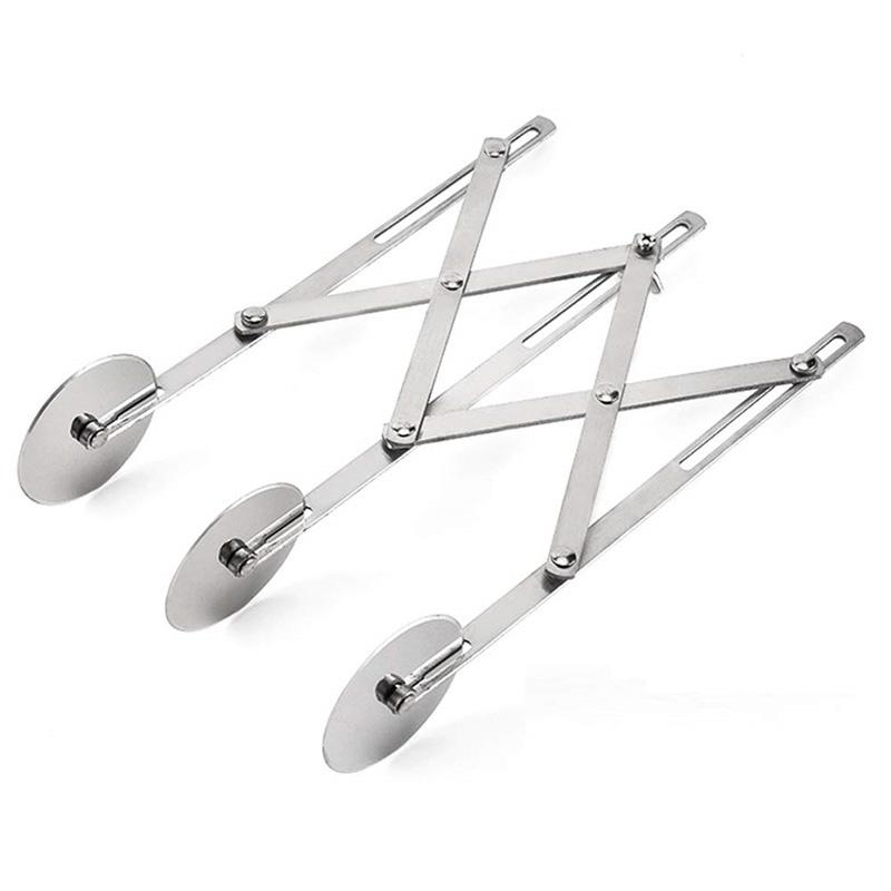 Ручной резак из нержавеющей стали, регулируемый инструмент для резки теста, пиццы, хлеба, DIY инструмент