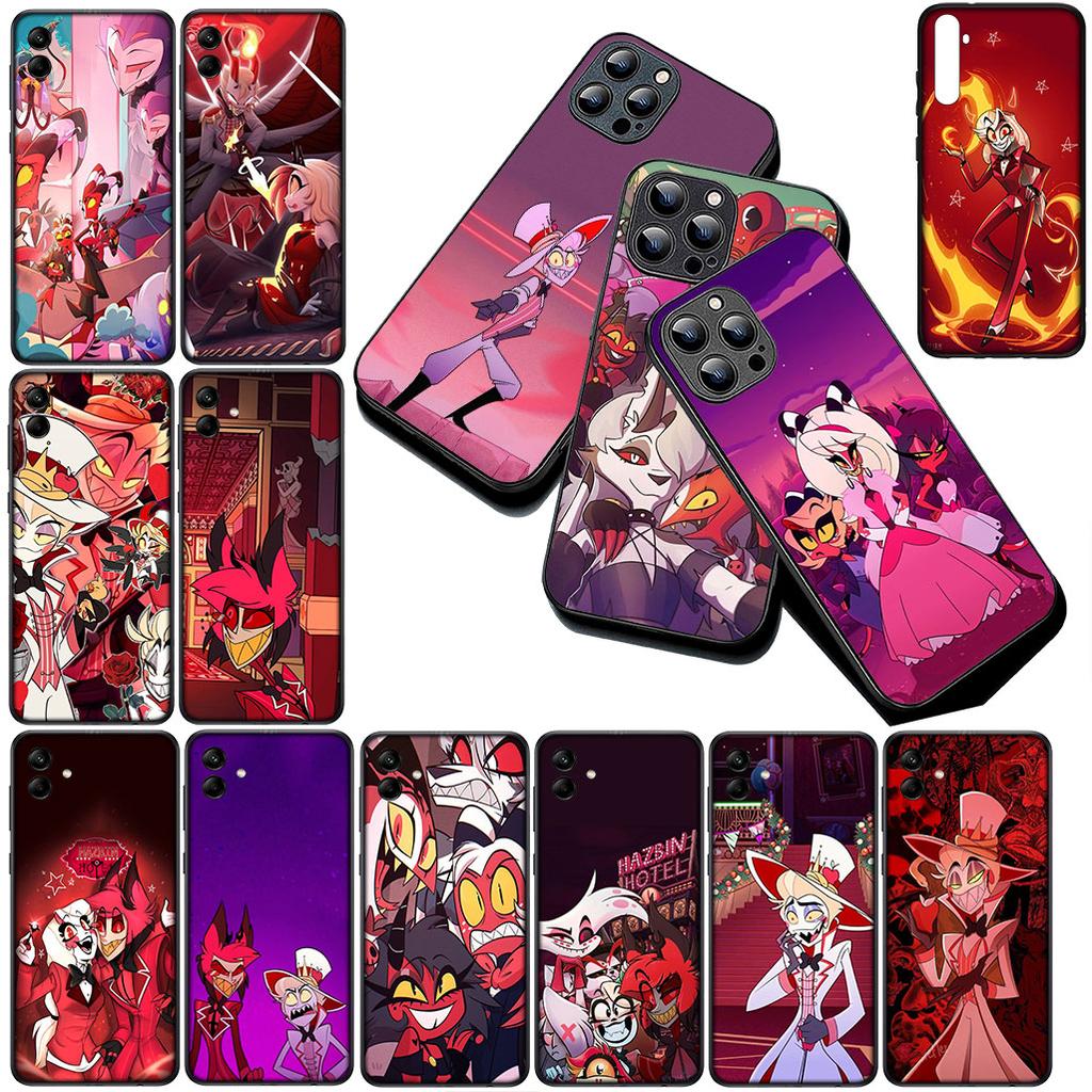 for Samsung Galaxy S10 S8 S9 Plus A33 A34 A31 70 A71 A72 Note 20 9 8 S10E Phone Case Alastor H-Hazbins Charile Hotels Angel Dust