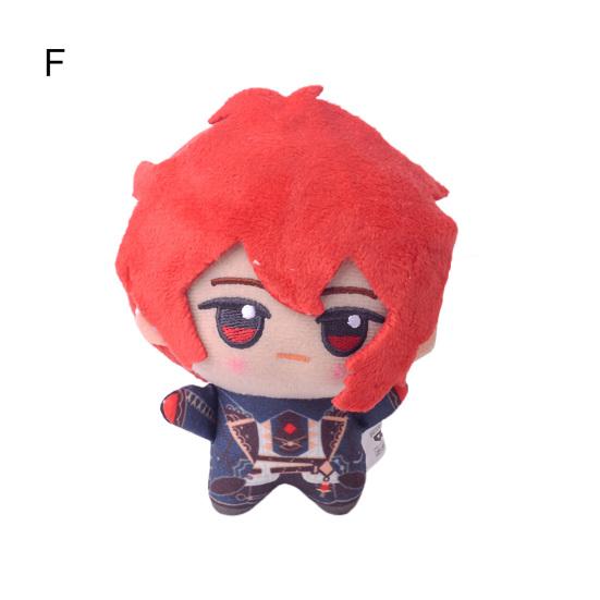 10cm Pluszowa Zawieszka Laleczka Urocza W Pełni Wypełniona Nieodkształcalna Plusz Genshin Impact Zhongli Xiao Tartaglia Brelok dla Dzieci