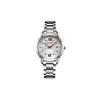 Lukia Series Solar Date Display Silver Fashion Solar Quartz Steel Strap Women's Watch Silver Dial SUT387J1