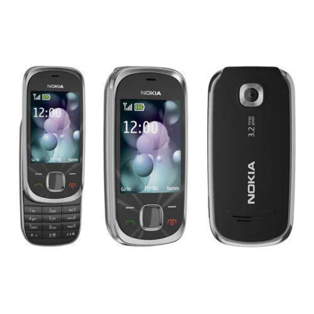 Восстановленный Nokia 7230 Оригинальный Слайдер Клавиатура 3G Bluetooth 3.2MP FM JAVA MP3 Мобильные Телефоны