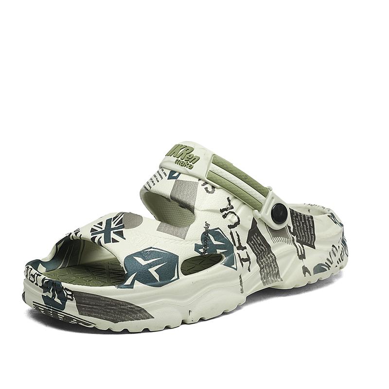 Новые мужские сандалии большого размера на толстой подошве легкие тапочки мужские модные повседневные спортивные сандалии дышащая пляжная обувь для мужчин