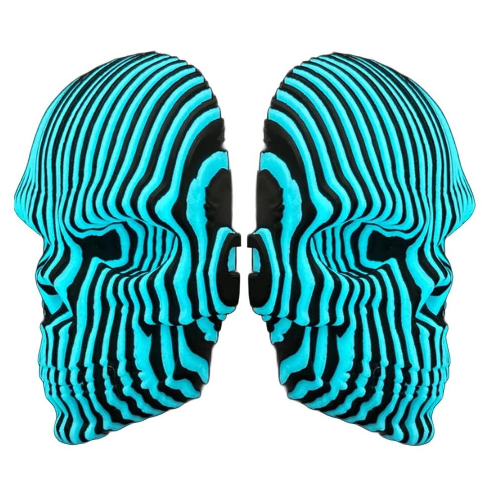 Светящееся украшение для розыгрыша Креативные квантовые игрушки-черепа Модные игрушки-черепа Украшение на Хэллоуин