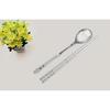 Kitchen Art Clover Sanding, набор столовых приборов на 10 человек, ложка 10 шт. + палочки для еды 10 шт., популярная корейская посуда