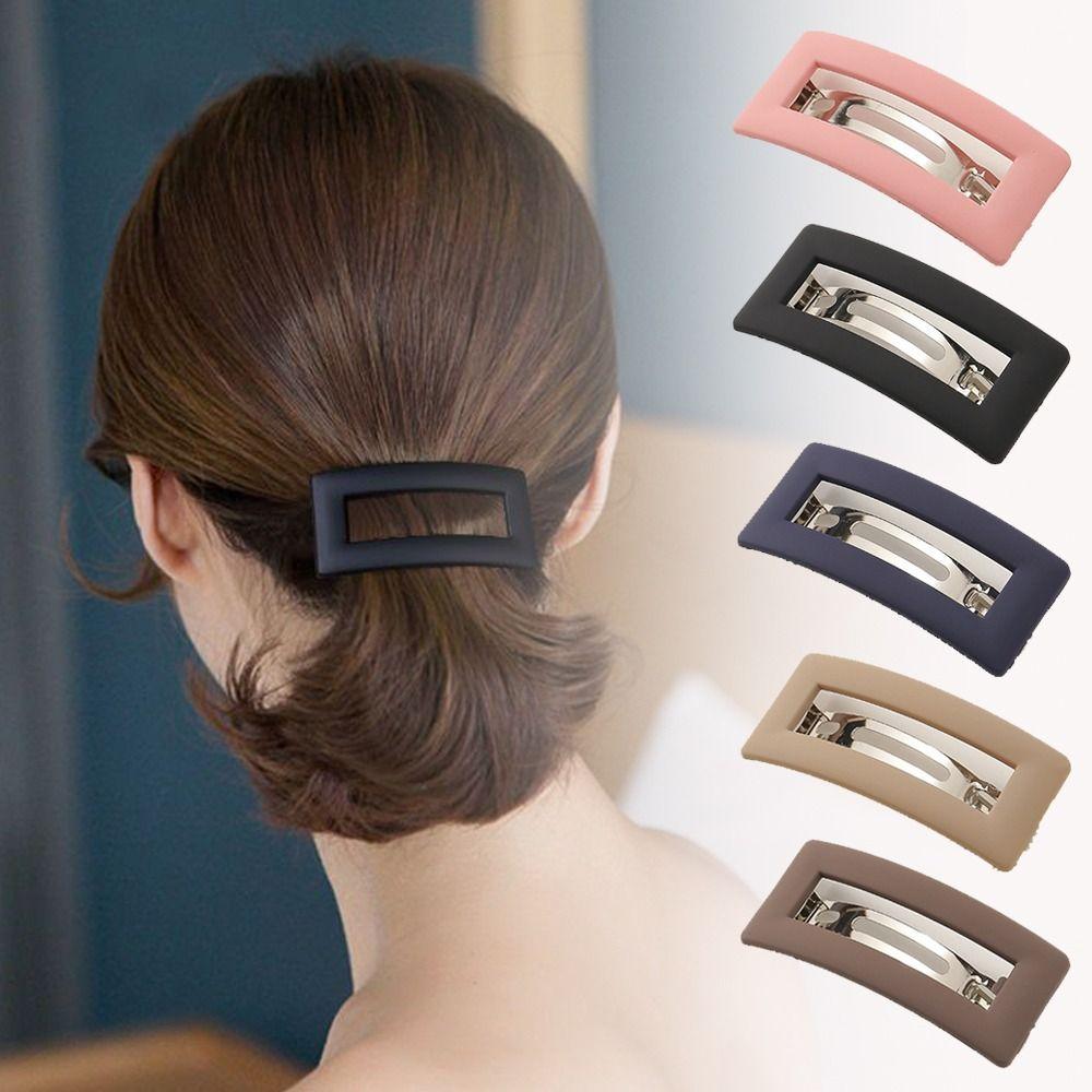 Women Girls Spring Hair Clip Elegant Hair Claws Hair Accessories Ponytail Holder