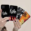 Rock Band K-Korn Phone Case For iPhone 16 15 14 13 12 Mini 11 Pro XS Max X XR SE 6 7 8 Plus Soft Silicone Cover