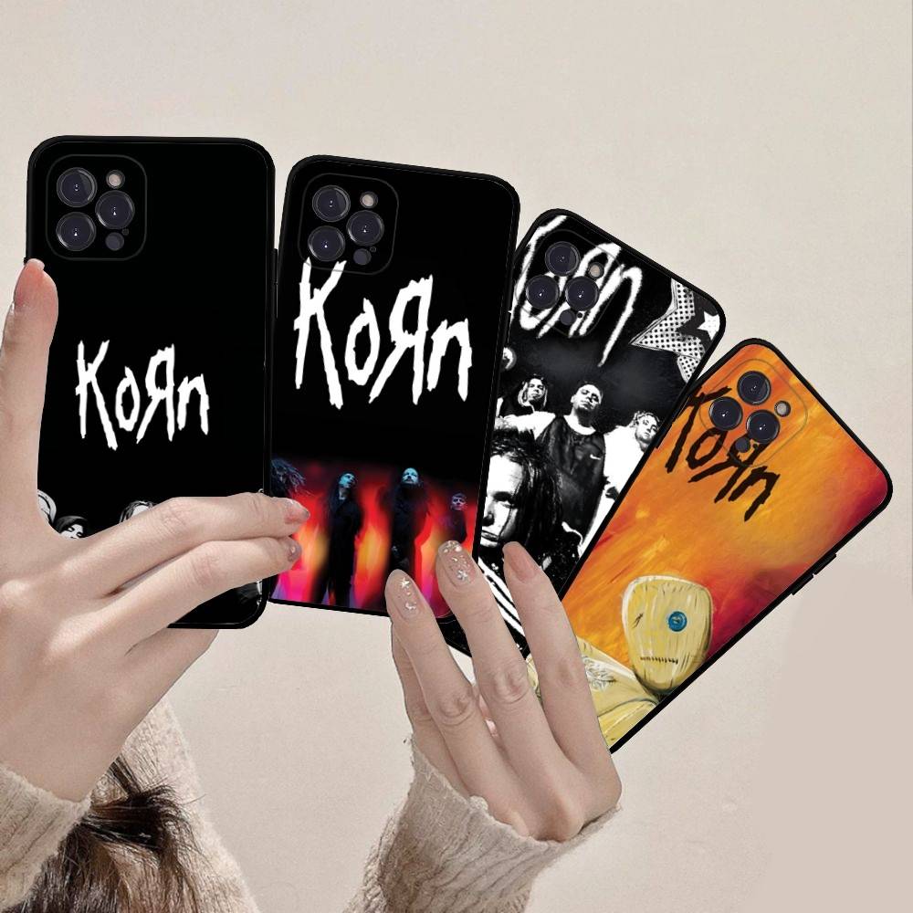 Rock Band K-Korn Phone Case For iPhone 16 15 14 13 12 Mini 11 Pro XS Max X XR SE 6 7 8 Plus Soft Silicone Cover