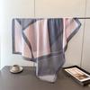 Geometric Simple Color Matching Satin Simulation Silk Printing Large Square Scarf Silk Scarf Shawl Headscarf Neck Protection Scarf