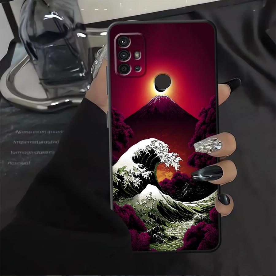 Чехол для телефона 'Закатный пейзаж' для Motorola Moto G22 Edge40 G32 G60s G52 Edge 20 Pro 30 Lite G53 G30 G71 G51 G73 G50