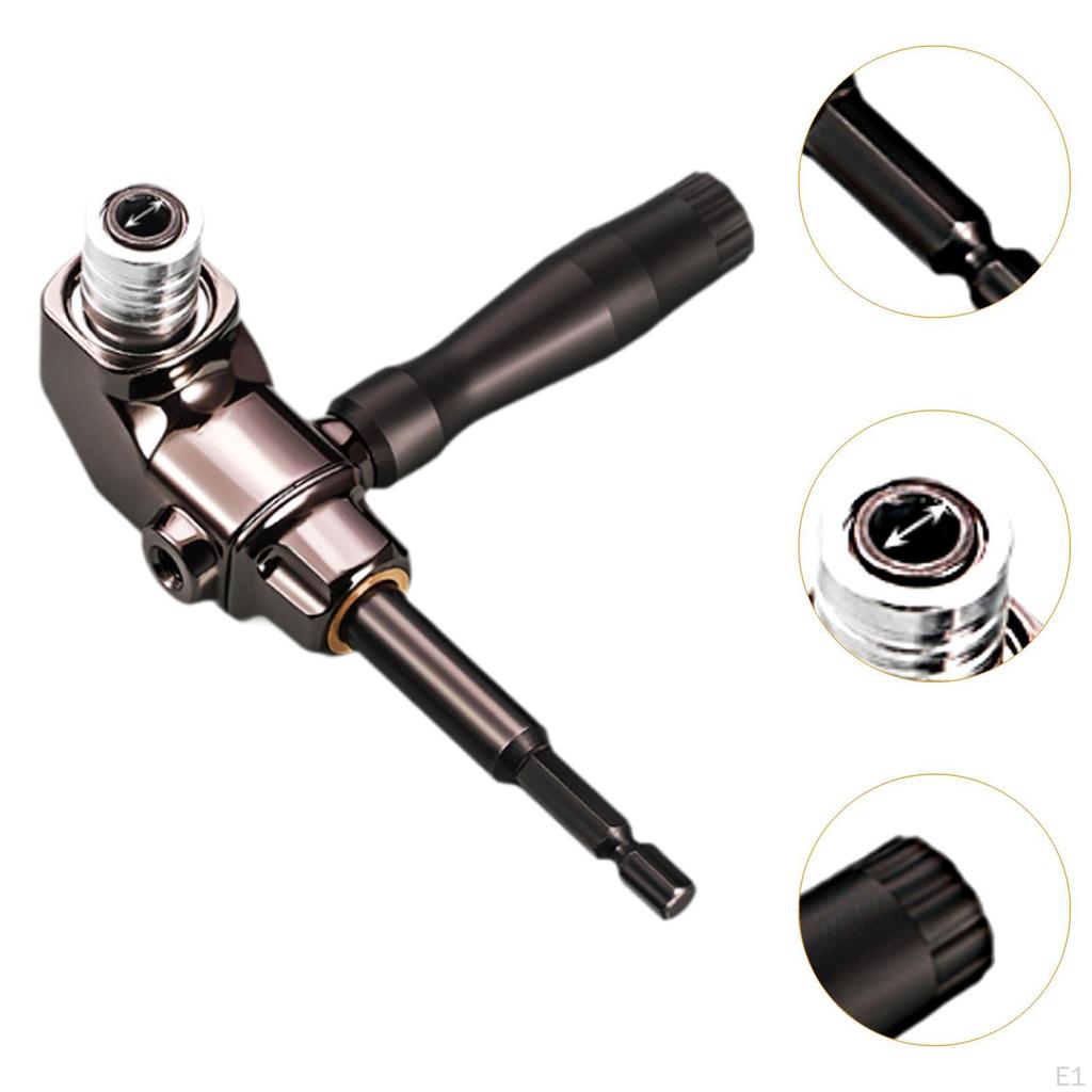 Electric Drill Extension Tool Right Angle Adapter Accessories 90 Degree