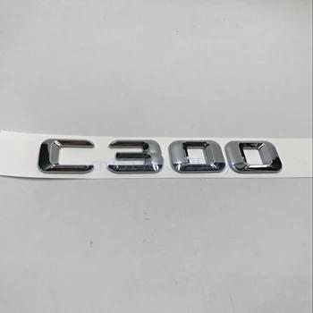 ABS For Mercedes-Benz C Class C180 C200 C220 C260 C280 C300 C320 Trunk Rear Emblem Badge Chrome Letters ZO7