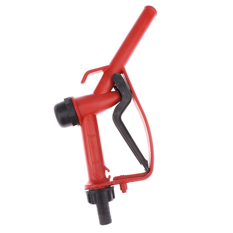 1 шт. пластиковый ручной сверхмощный топливный пистолет-распылитель с крючком, прямая насадка - дизельная и бензиновая насадка, максимальный расход 45 л/мин