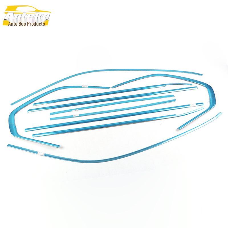 Stainless Steel Anti-Scratch Window Trim for 08-13 X5, Bright Strip Modification Accessories