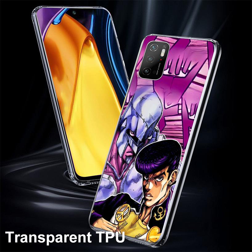 JoJo Adventure Higashikata Josuke Phone Case For Xiaomi Poco X7 X6 X5 Pro F7 Ultra Redmi 15C 15 13 13C 12 12C 10 10A 10C 9 9A 9C