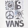 Vans Peace Sign Graphic Short Sleeve T-Shirt White Unisex VN000GTPWHT