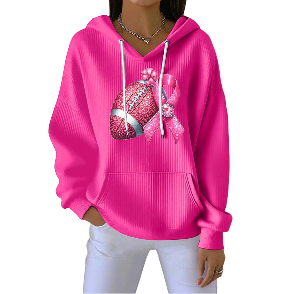 Женская мода Повседневный пуловер с принтом ангела Спортивная толстовка с длинным рукавом