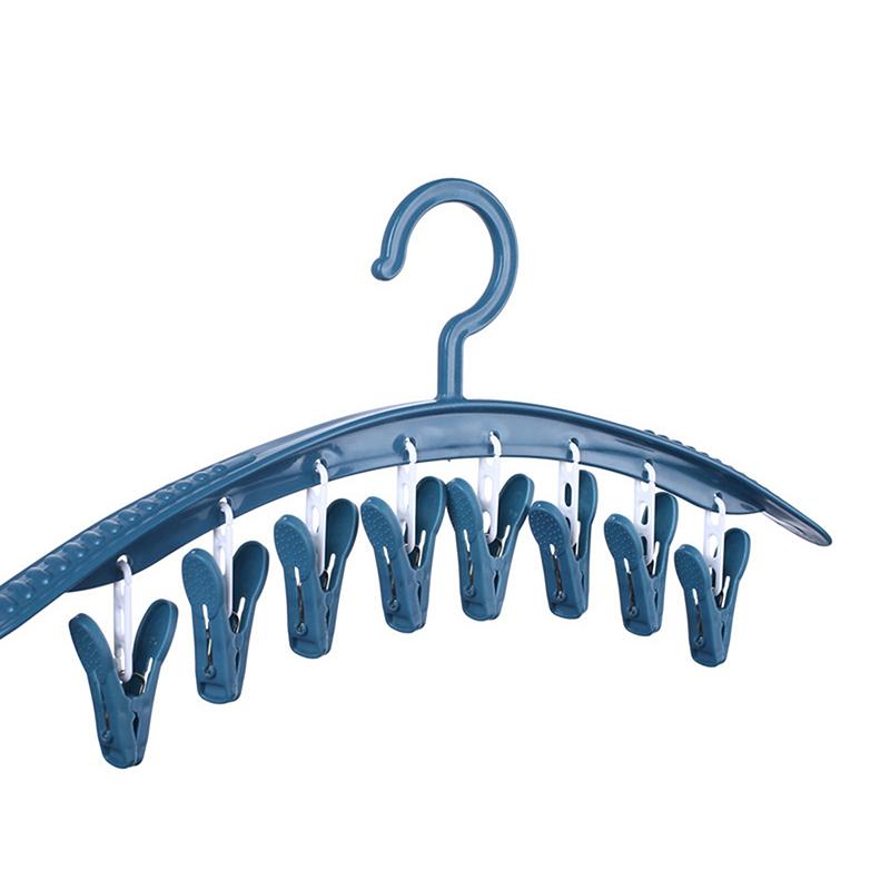 Бытовая многофункциональная бесследная вешалка для одежды, ветрозащитная пластиковая утолщенная сушилка, зажим для носков и нижнего белья, вешалка для одежды