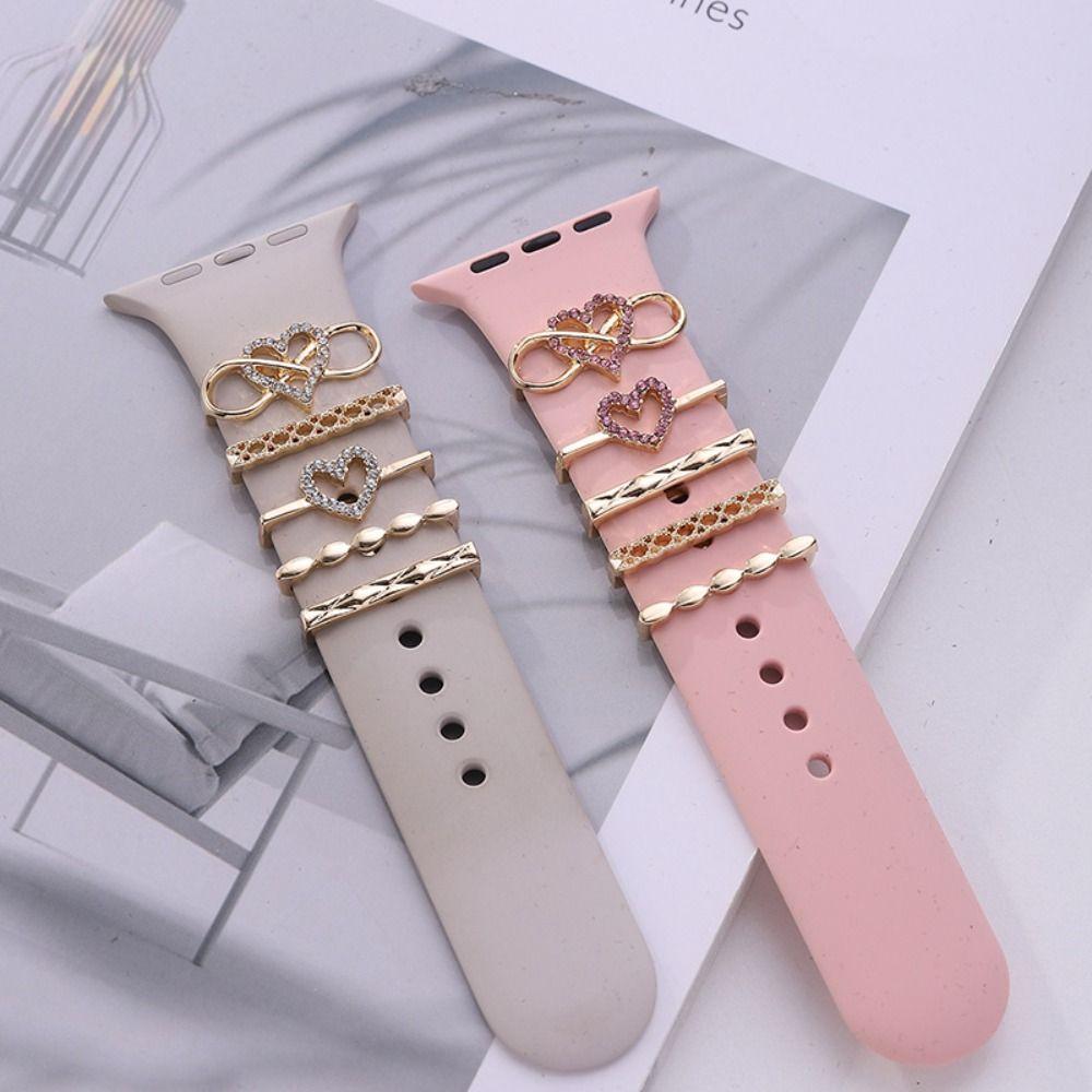 Metal Watch Band Ornament Brooch Decorative Nail Creative Wristbelt Charms  Strap Accessories