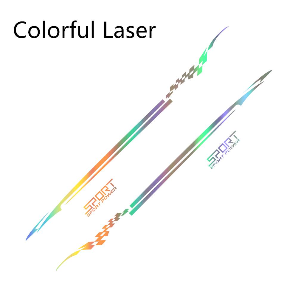 4 шт. автомобильные длинные боковые наклейки на талию для Qashqai Prado Sportage Range Rover Tucson BMW Duster CX-5 SUV виниловый тюнинг