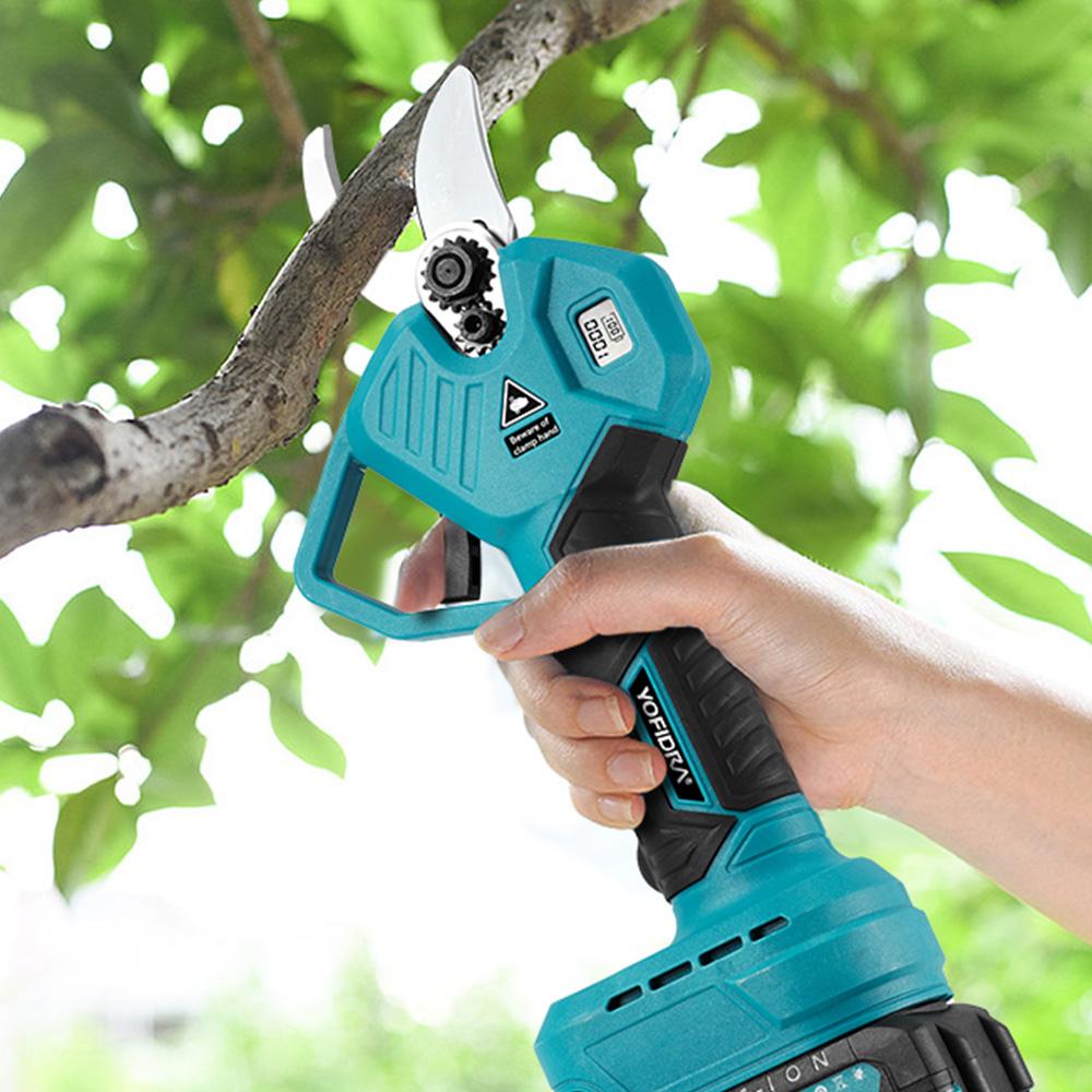 Yofidra 30 мм бесщеточный электрический секатор, мощный секатор, садовый резак для веток деревьев, ножницы, инструмент для аккумулятора Makita 18 В