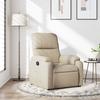 VidaXL Recliner, Relaxation Chair, Seat with Armrests and Backrest, Living Room TV Armchair, Modern, Cream 373453