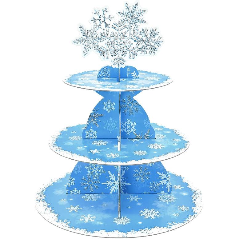 Gistome 3-Tier Thanksgiving Turkey Cupcake Stand – Autumn Harvest Dessert Display Holder for Fall Party Table, Friendsgiving, and Thanksgiving