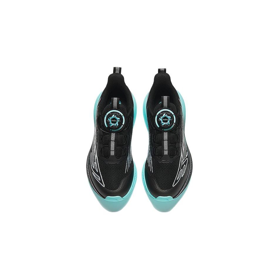 Anta Kids Comfortable Versatile Shock Absorbing Low Top Running Shoes Kids Running Shoes Black Silver 312345530-4