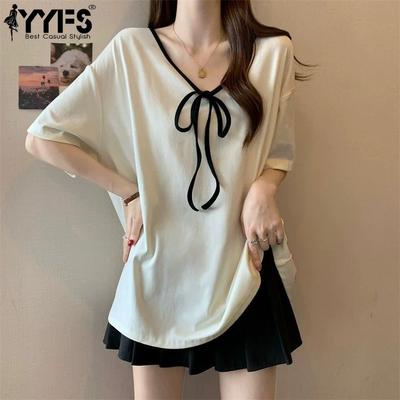 Женские модные повседневные летние весенние блузки и рубашки с v-образным вырезом с короткими рукавами