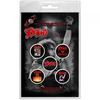 Dio We Rock Badge Set (Pack of 5)