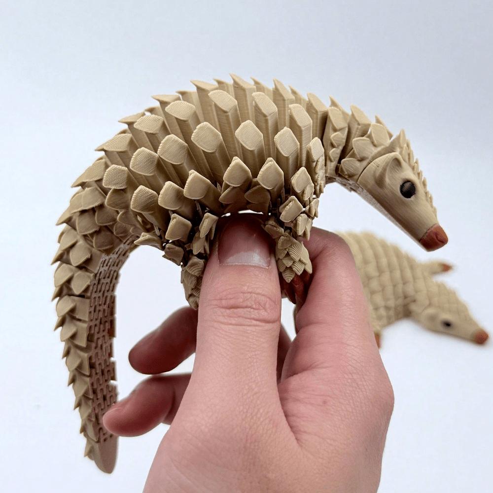 3D-печатная шарнирная фигурка панголина, гибкие суставы, настольный декор, многофункциональная игрушка-антистресс, уникальный подарок