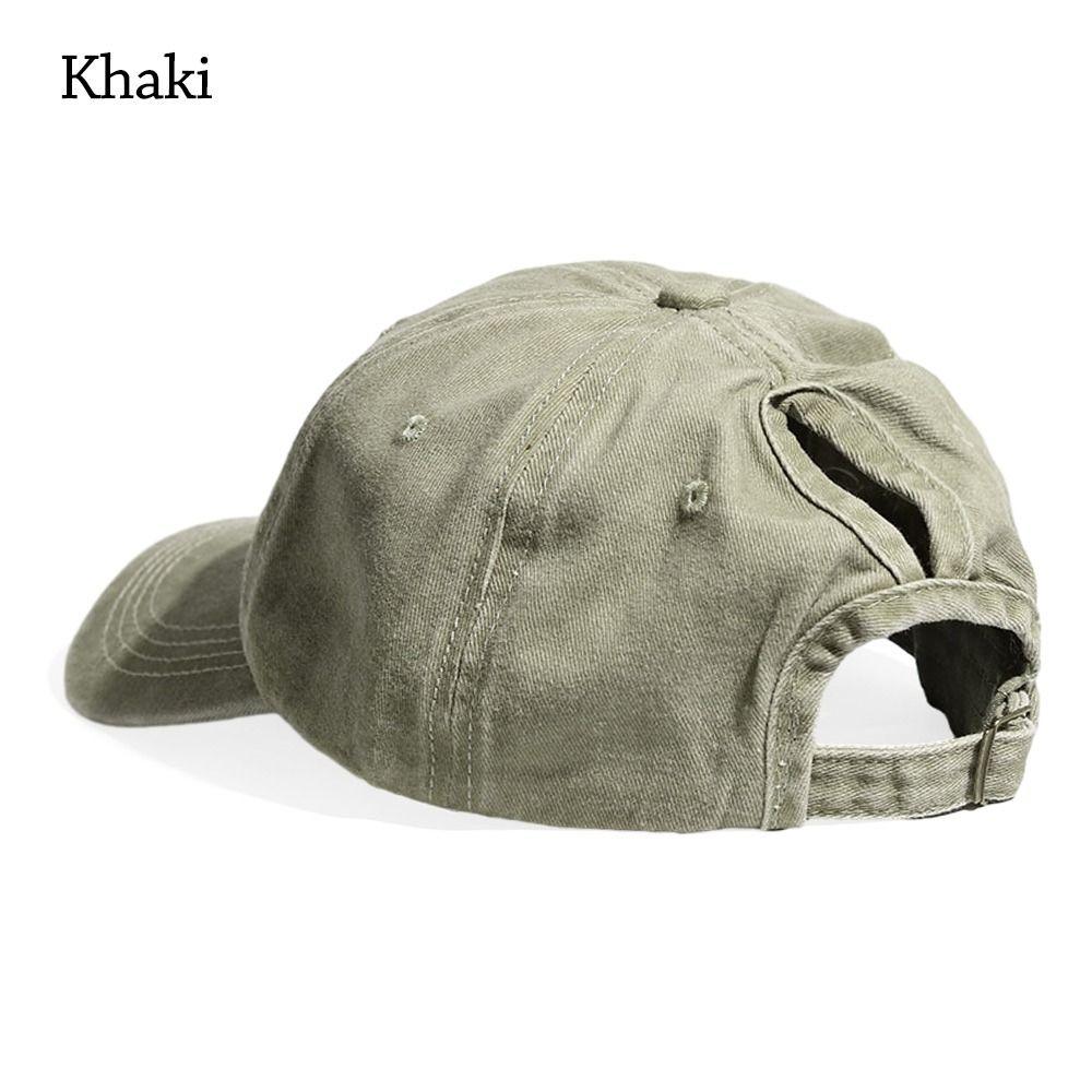 Небрежный высокий пучок Солнцезащитная шляпа Высокий хвост Бейсболка с застежкой сзади Мужская Женская