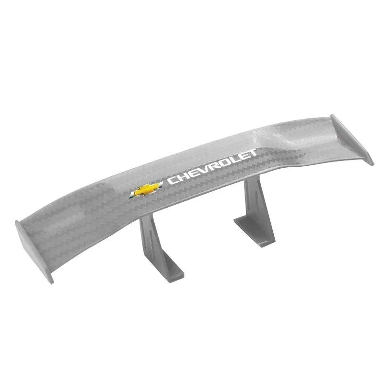 Carbon Look Car Rear Spoiler Mini Wings Small Decoration Abs For Chevrolet Trax Niva Avalanche Orlando kalos Equinox Accessories CQ2