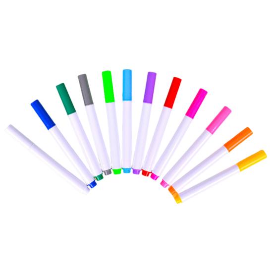 8/12Pcs Water Soluble Chalk Markers LED Boards Art Crafts Smooth Application Bold Lines Erasable Ink Neon Pens