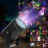 Outdoor Christmas Lights Holiday Led Projection Lamp Waterproof Xmas Decor Snowflake Laser Light Party Stage Lights Dropshipping