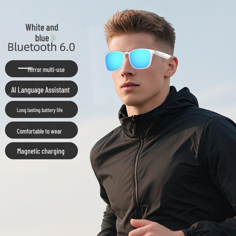 Умные фотохромные очки Bluetooth с искусственным интеллектом: Перевод, Многофункциональное вождение, Беспроводное аудио.