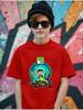 Grey Matter Ben 10 Short Sleeve Kids T Shirt Summer Cute Cartoon Crewneck Boys Girls 3-14