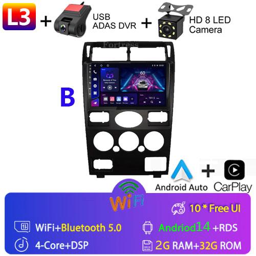 2din Android14 автомобильное радио мультимедиа Carplay авто GPS навигация для Ford Mondeo Mondeo 3 2000 2001 2002 2003 2004 2005 2006-2007