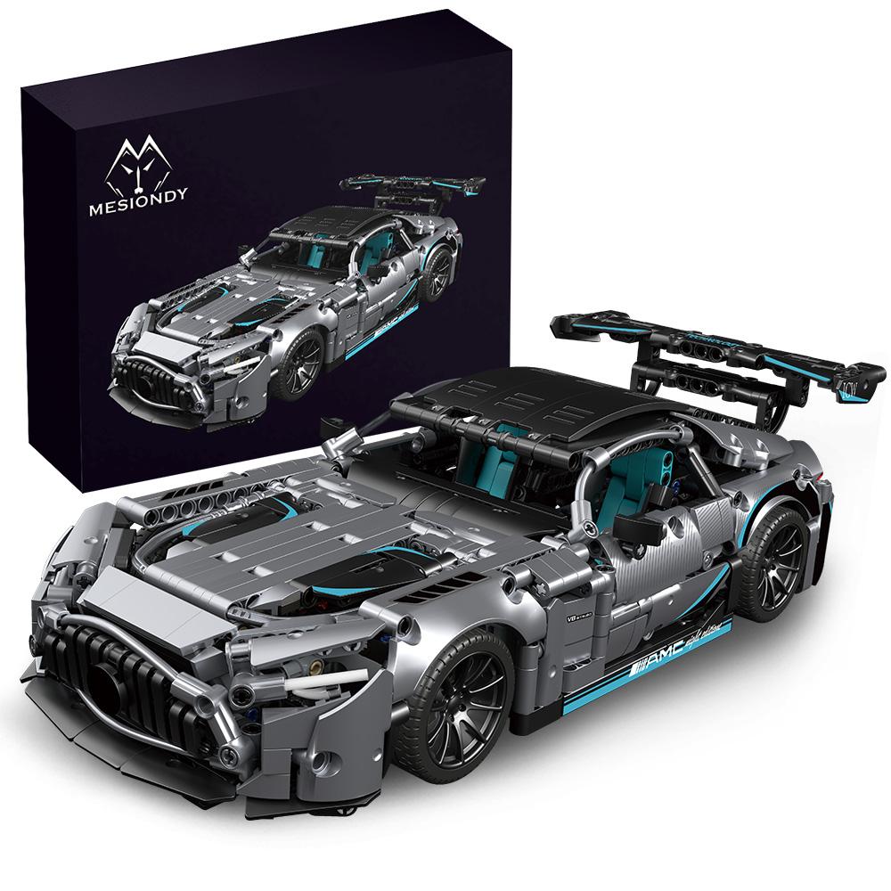 Набор строительных блоков для спортивных машин в масштабе, 1309 деталей для детей от 12 лет и взрослых, игрушки для мальчиков в виде супермашин