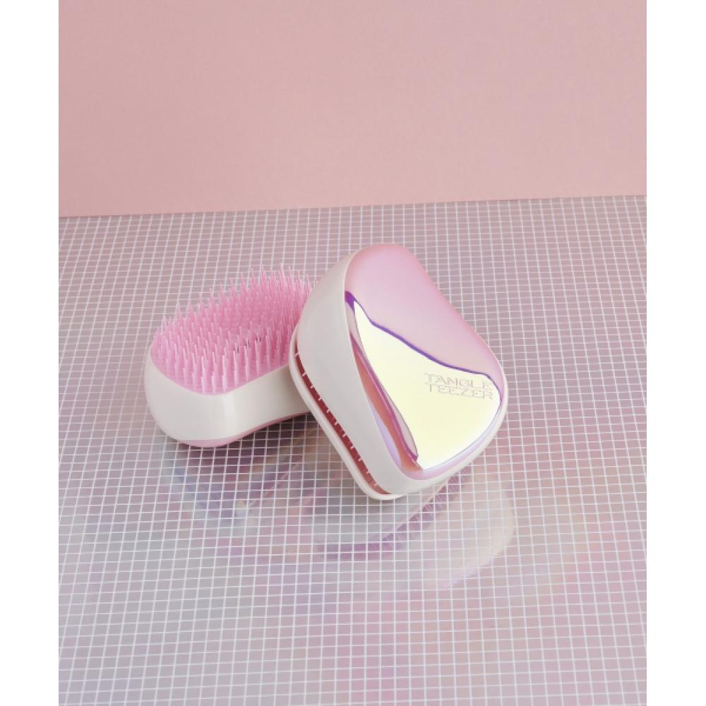 Tangle Teezer Компактная расческа Стайлер Розовый Голографический